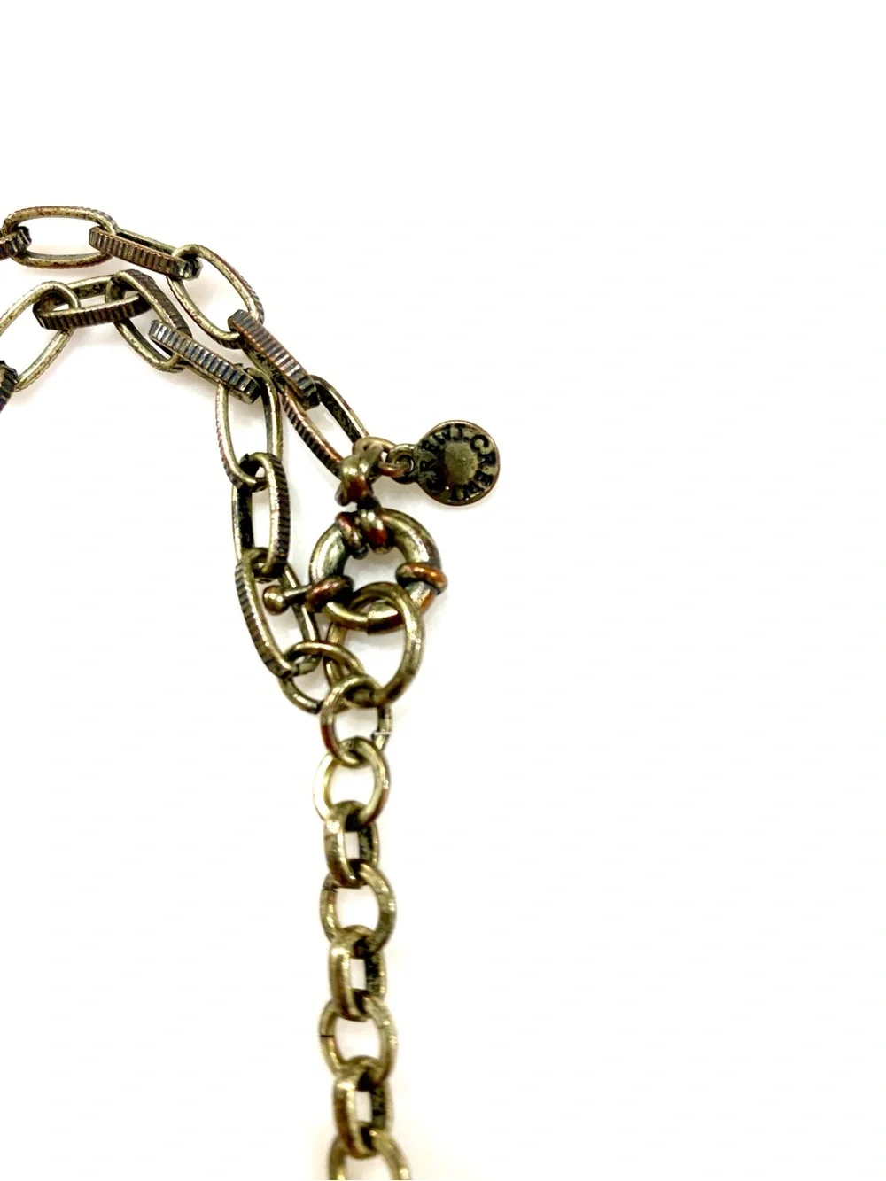 J. Crew Vintage Gold-Tone Crystal Floral Statement Necklace